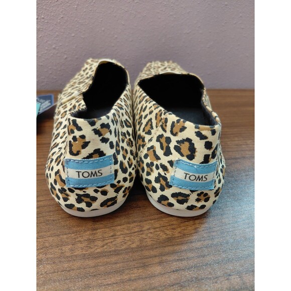 TOMS Alpargata Classic Birch Leopard Print Size 9 Slip On Shoes #10015065 - Picture 5 of 9